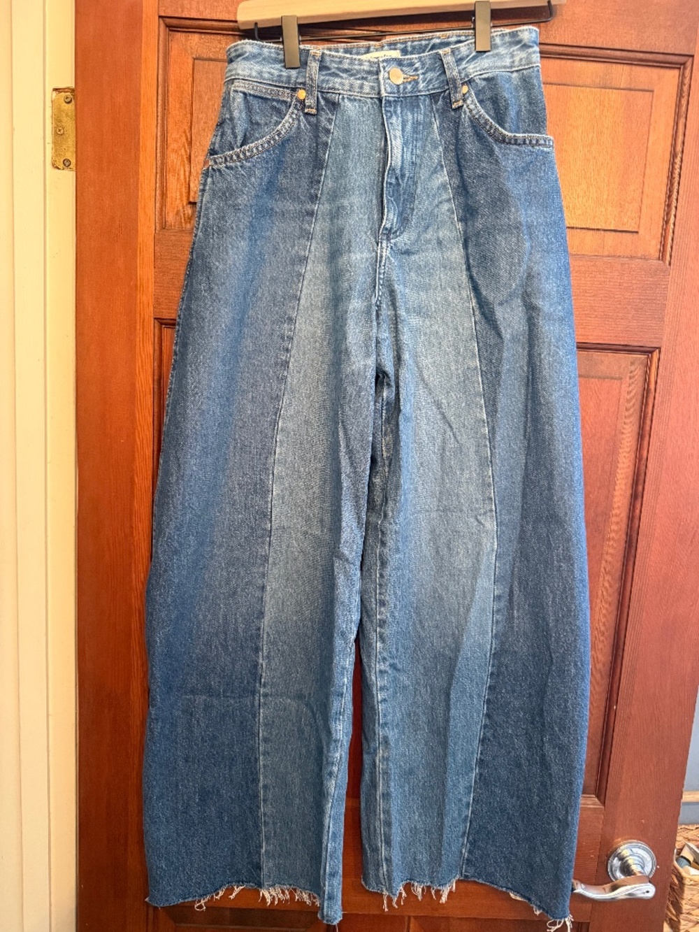 Wrangler Two Tone Barrel Jeans